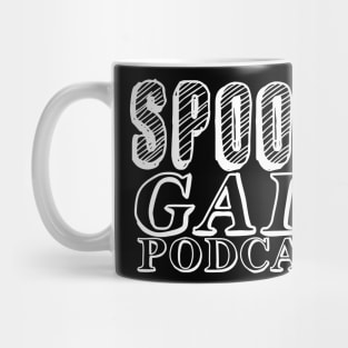 Spooky Gals Podcast (white font) Mug